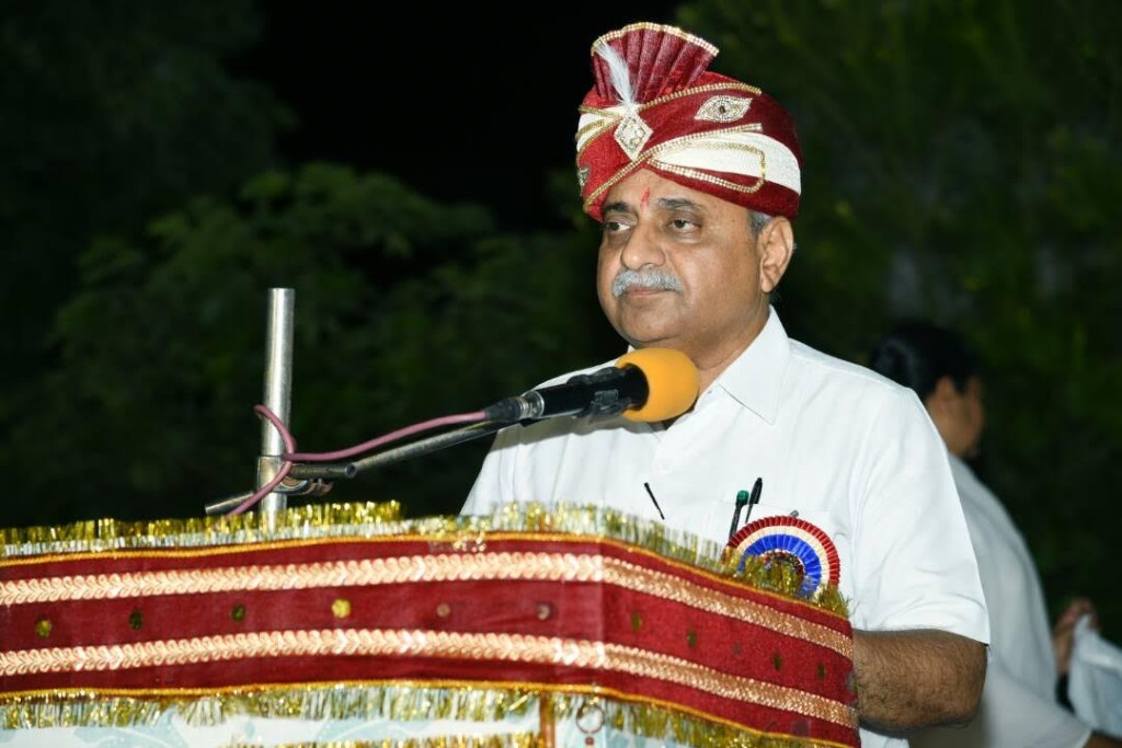 Kadi (Guj.) :New Bhawan Opening by Dadi Janki- Gujarat- Dy. Chief Minister Nitin Bhai Patel
